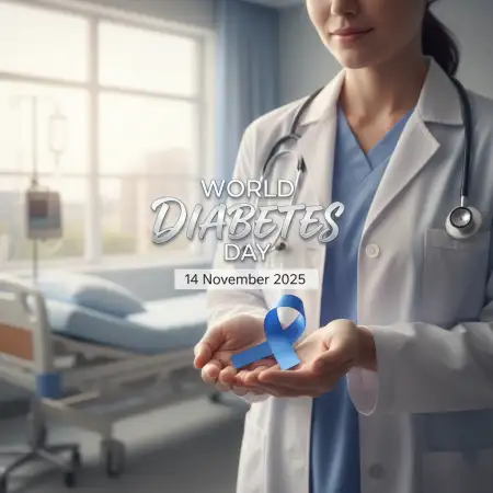 World Diabetes Day 2025 Poster For Hospital Awareness - Free World Diabetes Day 2025 Download