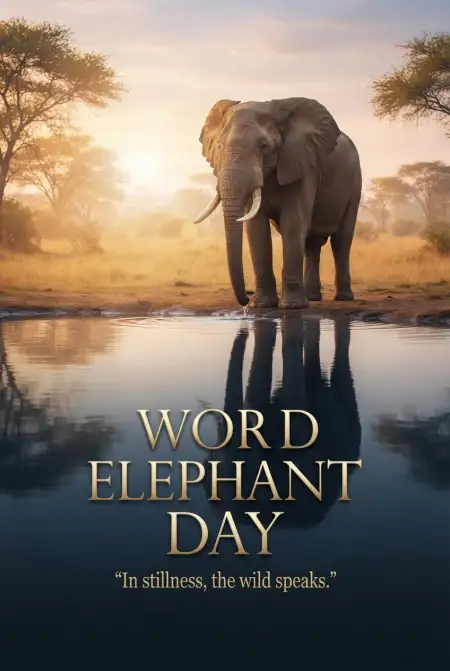 World Elephant Day 2026 Inspirational Quotes - Free World Elephant Day 2026 Download