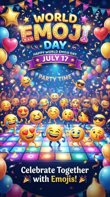 World Emoji Day 2026 Instagram Post Ideas - Free World Emoji Day 2026 Download