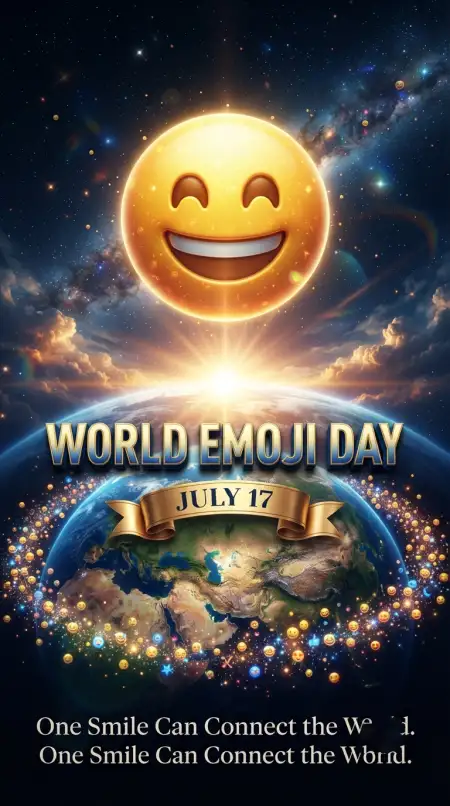 World Emoji Day 2026 Social Media Graphics - Free World Emoji Day 2026 Download