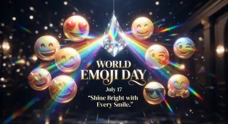 World Emoji Day Event Poster Template - Free World Emoji Day Poster 2026 Download