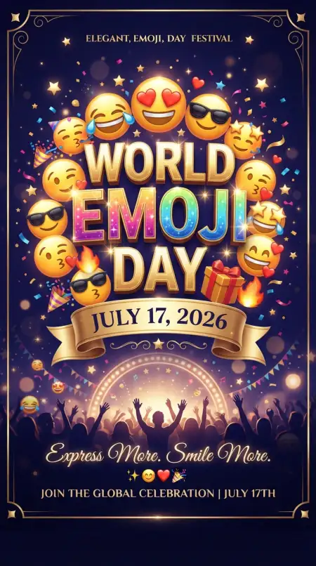 World Emoji Day Events 2026 - Free World Emoji Day 2026 Download