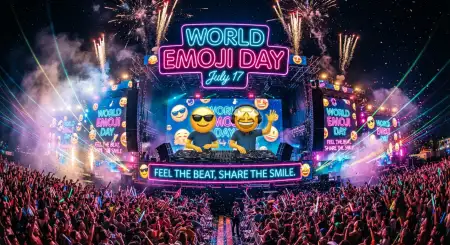World Emoji Day Festival Poster - Free World Emoji Day Poster 2026 Download