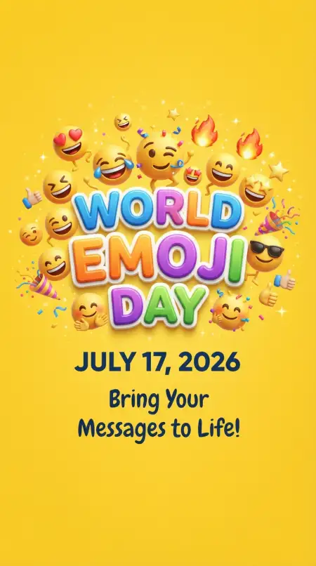 World Emoji Day Messages - Free World Emoji Day 2026 Download