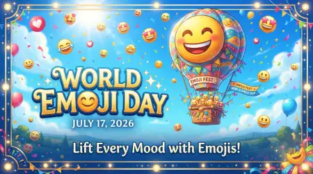 World Emoji Day Slogans - Free World Emoji Day 2026 Download