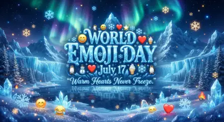 World Emoji Day Wishes Poster - Free World Emoji Day Poster 2026 Download