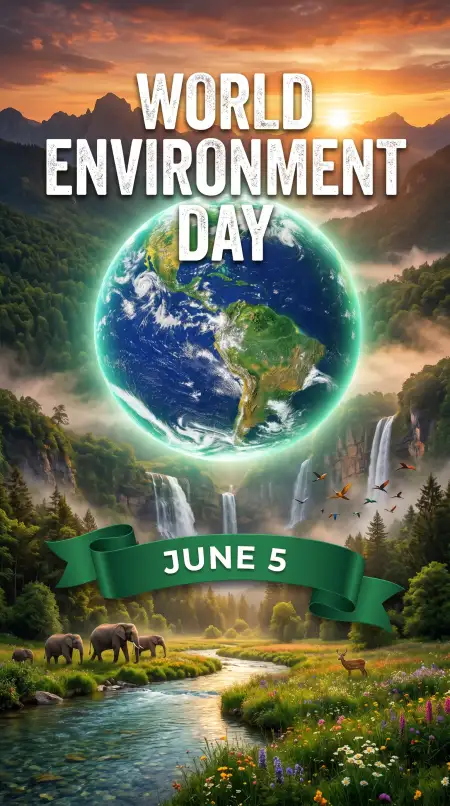 World Environment Day 2026 Clean And Green Earth Posters - Free World Environment Day 2026 Download
