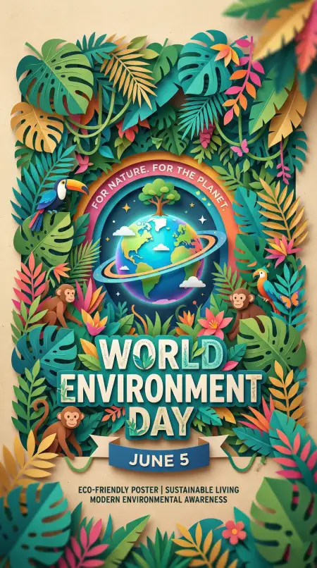 World Environment Day 2026 Instagram Story Design - Free World Environment Day 2026 Download