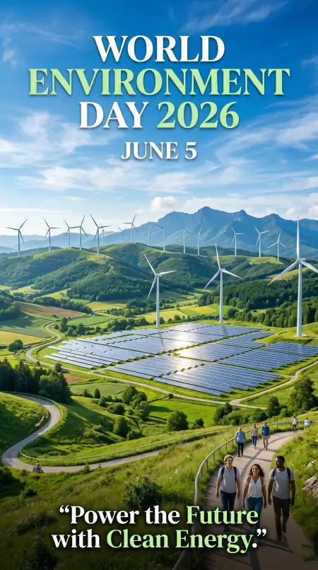 World Environment Day 2026 Renewable Energy Theme - Free World Environment Day Theme 2026 Download