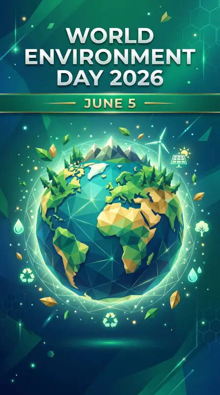 World Environment Day 2026 Social Media Awareness Campaign Design - Free World Environment Day 2026 Download