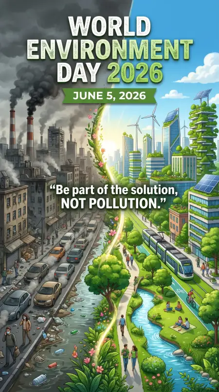 World Environment Day 2026 Social Media Campaign Poster - Free World Environment Day 2026 Download