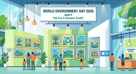 World Environment Day Art Exhibition Ideas - Free World Environment Day Kids Artwork 2026 Download