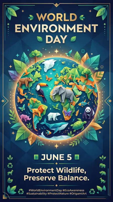 World Environment Day Creative Facebook Post Design - Free World Environment Day Theme 2026 Download