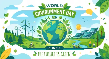 World Environment Day Poster Ideas With Green Future Message - Free World Environment Day Poster Ideas 2026 Download