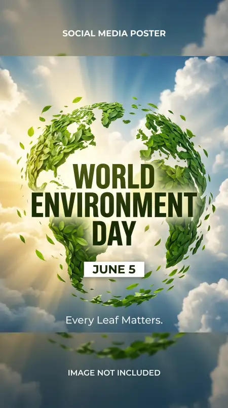World Environment Day Poster Ideas With Sustainability Theme - Free World Environment Day Poster Ideas 2026 Download
