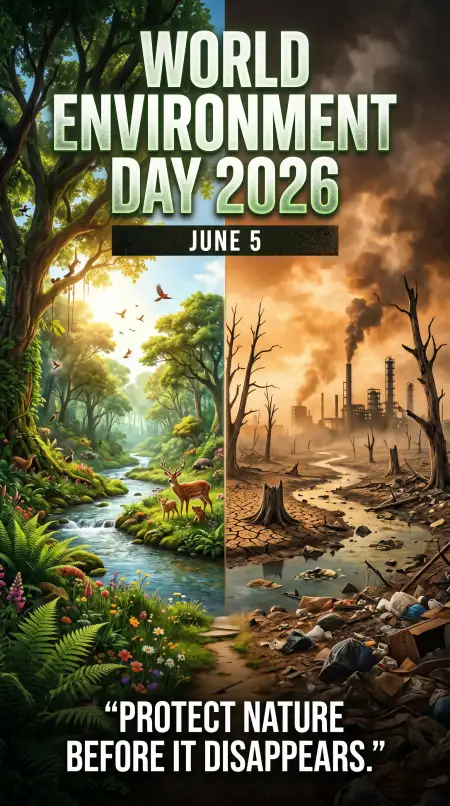 World Environment Day Poster Ideas With Zero Pollution Concept - Free World Environment Day Poster Ideas 2026 Download