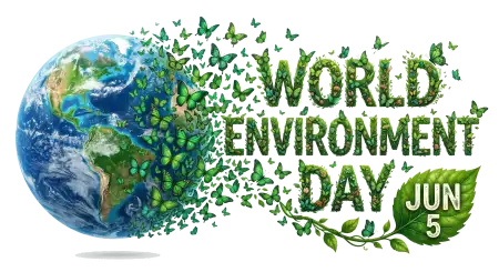world environment day vector transparent background