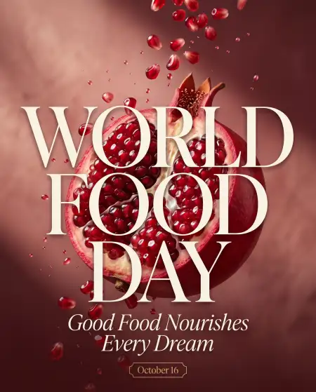 world food day 2026 creative food photography poster - World Food Day 2026
