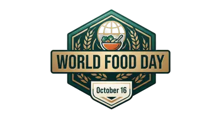 world food day 2026 food awareness badge png - World Food Day 2026