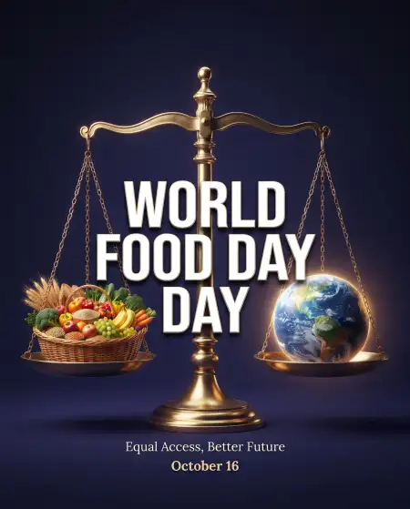 world food day 2026 food equality quotes poster - World Food Day 2026