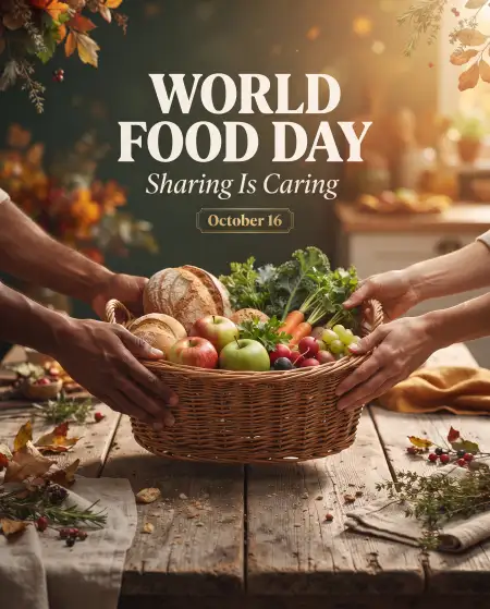 world food day 2026 food sharing vector png - World Food Day 2026