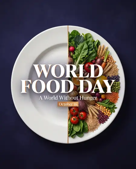 world food day 2026 minimalist social media design - World Food Day 2026