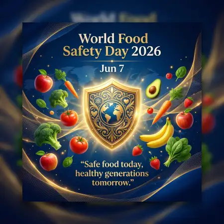 World Food Safety Day 2026 Promotional Poster Template - Free World Food Safety Day 2026 Download