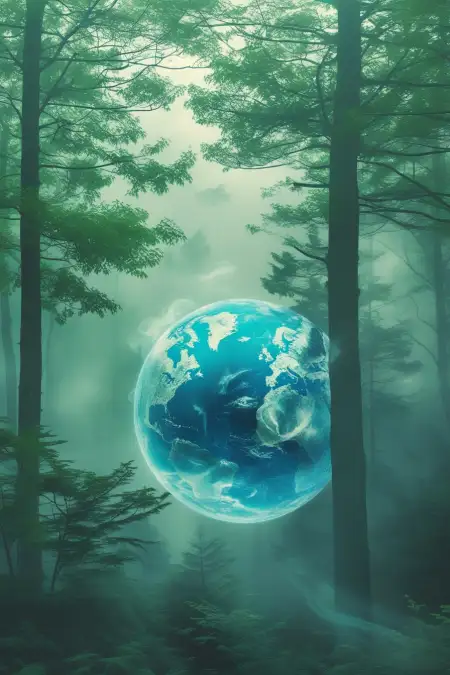 World Forest Day Eco-friendly Background Design - Free Background Download