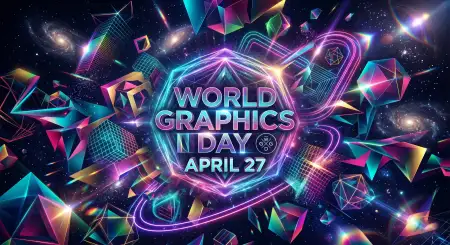 World Graphics Day 3d Graphic Design Concept - Free World Graphics Day 2026 Download