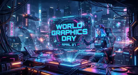 World Graphics Day Editing Background - Free World Graphics Day 2026 Download