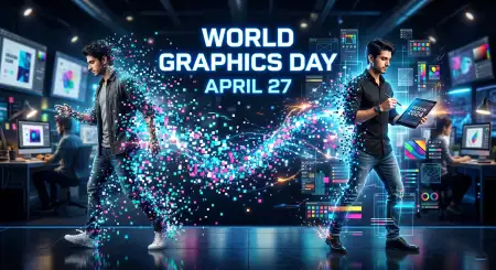 World Graphics Day Facebook Cover Design - Free World Graphics Day 2026 Download