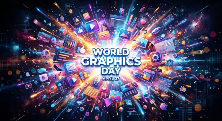 World Graphics Day Png Transparent Background - Free World Graphics Day 2026 Download