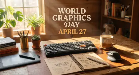 World Graphics Day Realistic Design Prompt - Free World Graphics Day 2026 Download