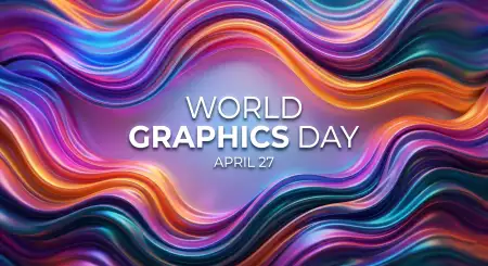 World Graphics Day Simple Poster Design - Free World Graphics Day 2026 Download