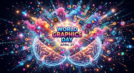 World Graphics Day Social Media Post Design - Free World Graphics Day 2026 Download