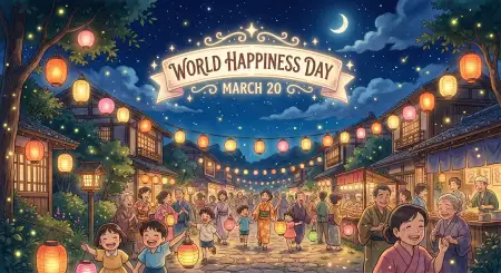 Free World Happiness Day 2026 Background Hd Free Image Download