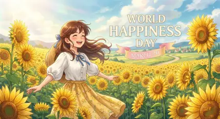 Free World Happiness Day 2026 Banner Free Download 2 Image Download