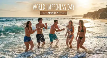 Free World Happiness Day 2026 Digital Marketing Strategy Image Download