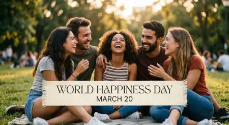 Free World Happiness Day 2026 Facebook Post Ideas Image Download