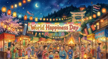 Free World Happiness Day 2026 Greeting Card Download Image Download