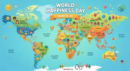 Free World Happiness Day 2026 Happiness Index Meaning Image Download