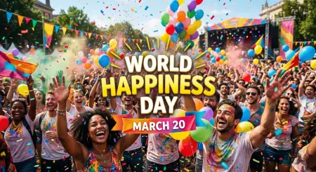 Free World Happiness Day 2026 Importance And History Image Download