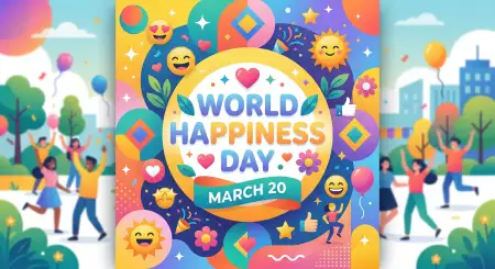 Free World Happiness Day 2026 Instagram Post Download Image Download