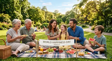 Free World Happiness Day 2026 Messages For Family Image Download