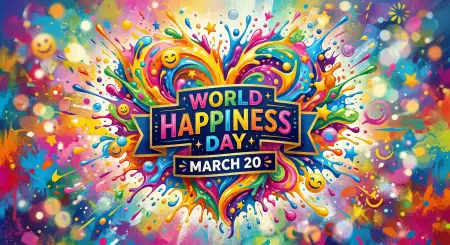Free World Happiness Day 2026 Poster Background Image Download
