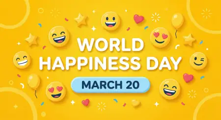 Free World Happiness Day 2026 Quiz Questions Image Download