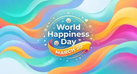 Free World Happiness Day 2026 Social Media Post Design Image Download