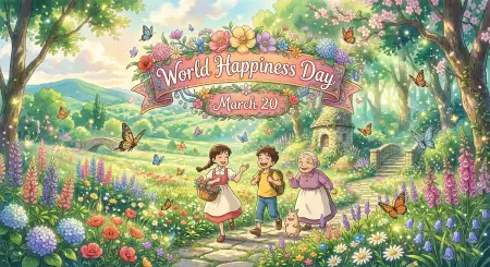 Free World Happiness Day 2026 Speech In English Image Download