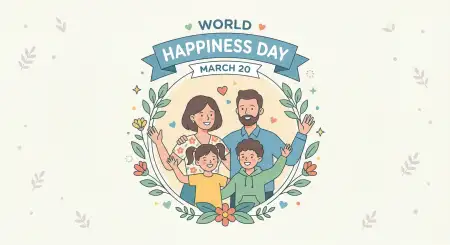 world happiness day 2026 vector illustration 2