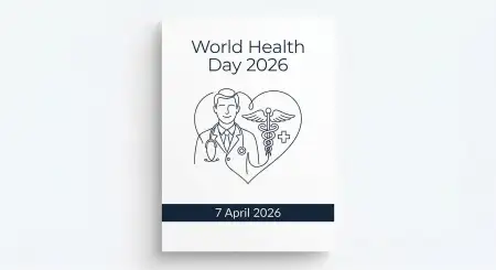 World Health Day 2026 Minimalist Poster - Free World Health Day 2026 Download